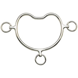 Anti-Rear Bit w/Port Mouth - Stainless Steel