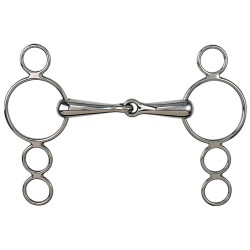 Dutch Gag Snaffle w/Four Rings