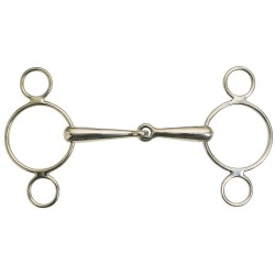 Dutch Gag Snaffle w/Three Rings