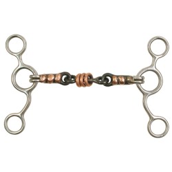Pro-Trainer Snaffle Bit w/Sweet Iron & Copper Mouth