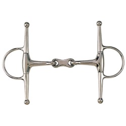 Equi-Steel SS Full Cheek Eggbutt Bit w/French Mouth