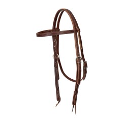 Weaver Deluxe Latigo Headstall
