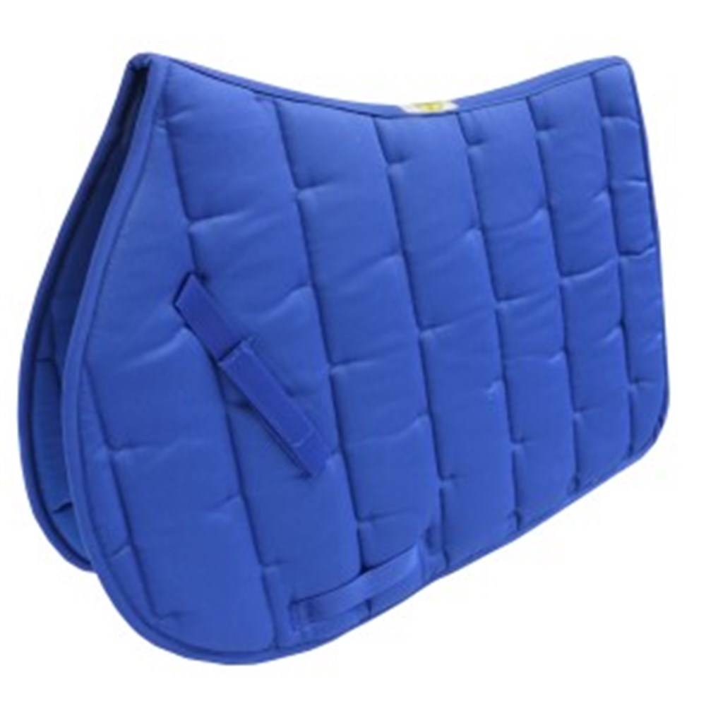 Horse English Quilted All-Purpose Saddle Pad w/Pockets Navy 7282 