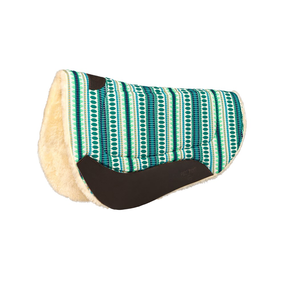 New! Fort Worth Barrel Race Contoured Saddle Pad - 28
