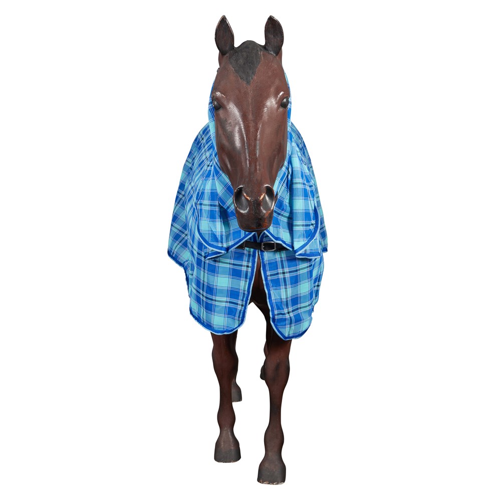 Kool Master PVC Shade Mesh Horse Rug Combo Blue Saddlery Trading