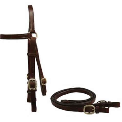 Ord River Oiled Pull-Up 3/4 inch Barcoo Bridle & Reins