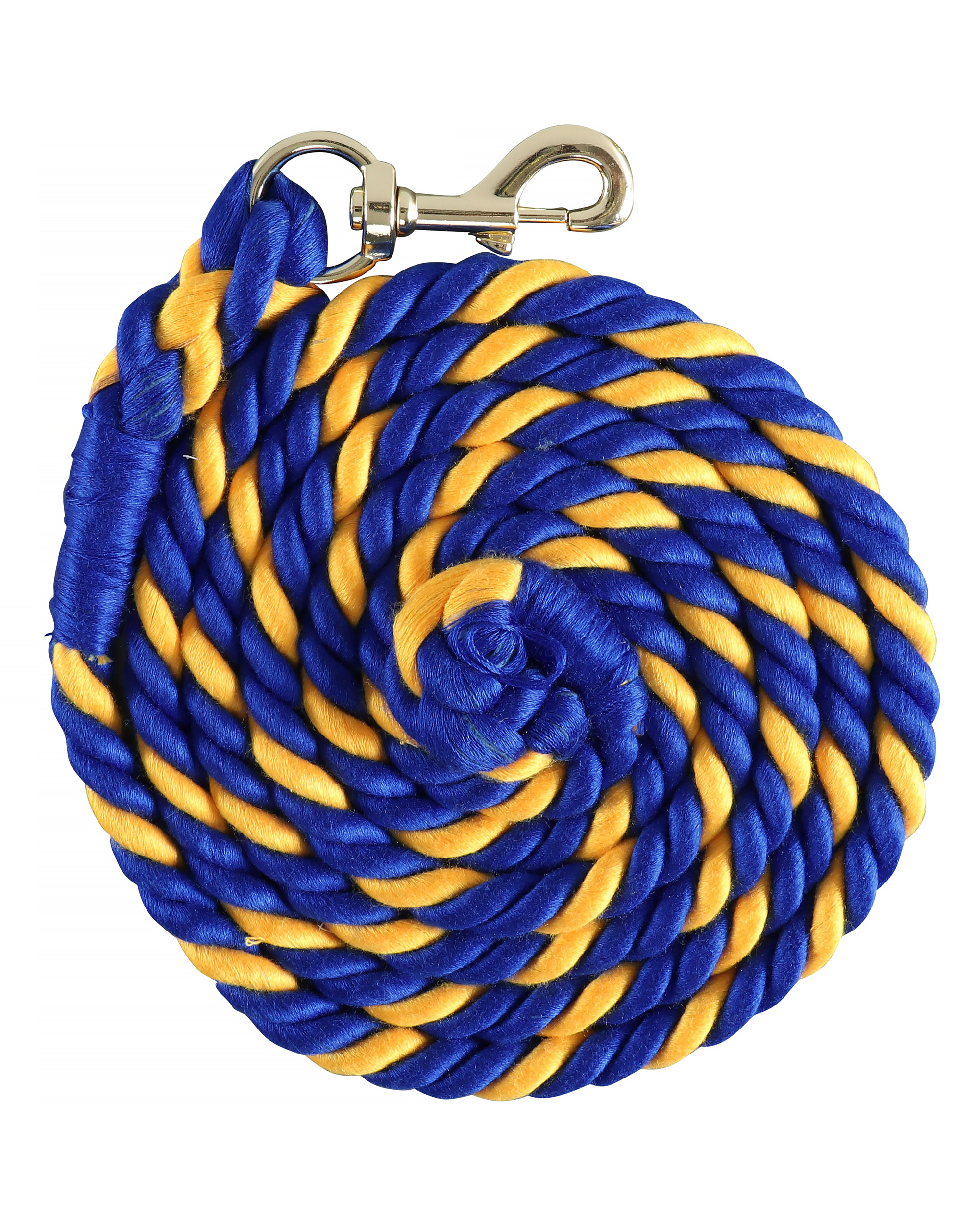 8.5' X 3/4" COTTON LEAD ROPE BLUE & RED 