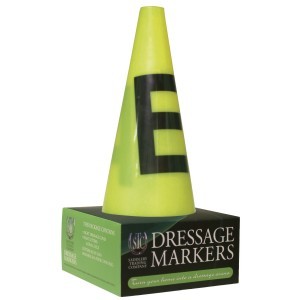 Dressage Marker Cones Plastic & Portable For Schooling Arena Set Of 8  ABCEFHKM 