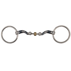 Mors Droit Sweet Iron 6" à Aiguilles Et Anneaux En Cuivre Surélevé Pour Cheval