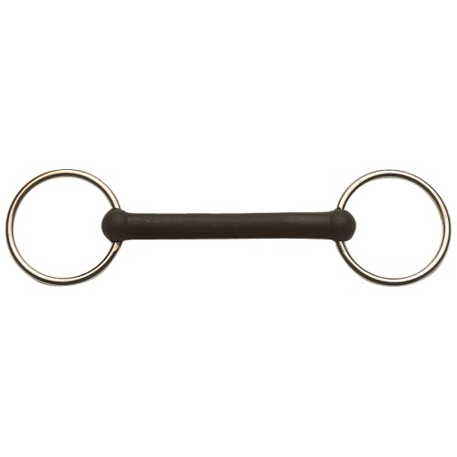 Flexible Rubber Snaffle Bit