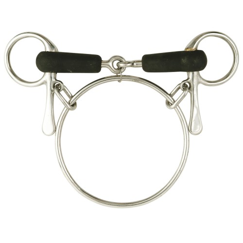 Half Spoon Ring Dexter Bit w/Rubber Covered Mouth