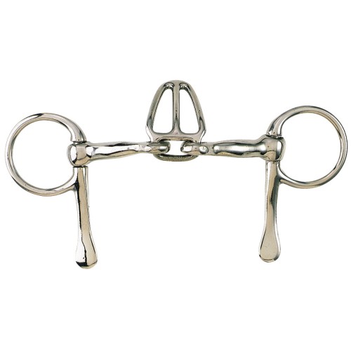 Half Spoon Snaffle Bit w/Tongue Control