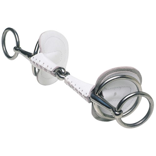 Regulator Bit w/Leather Covered Snaffle Mouth