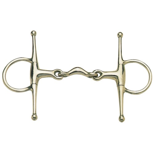 Full Cheek Snaffle Bit w/Ported Mouth