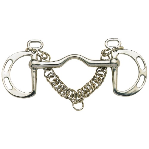 Kimblewick Bit w/Port Mouth & Slotted Cheeks