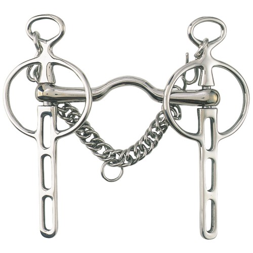 Liverpool Driving Bit 3 Slot Stainless Steel Horse & Pony Bit All Sizes