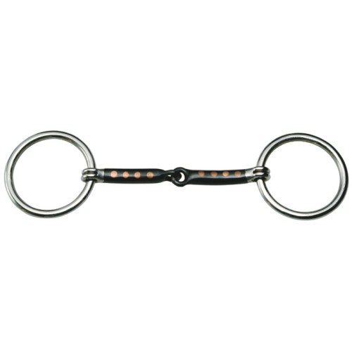 Sweet Mouth Heavy Snaffle Bit w/Copper Dots