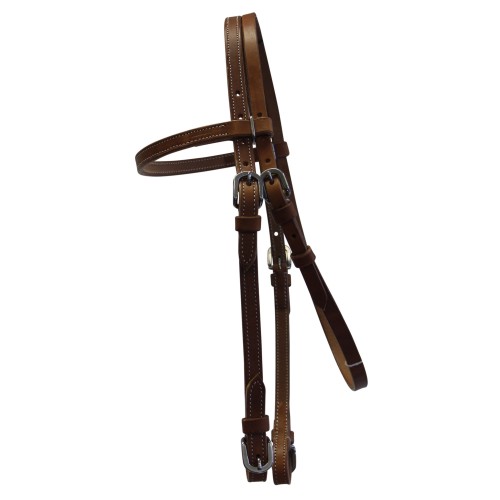 Fort Worth Headstall w/Buckle Bit Ends