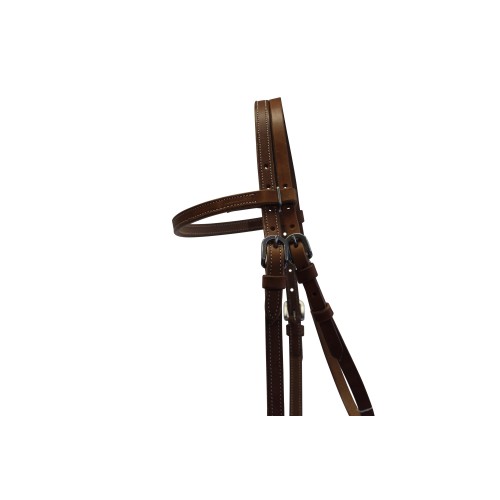 Fort Worth Headstall w/Buckle Bit Ends