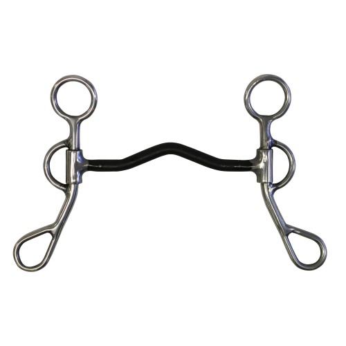 Fort Worth Sweet Iron Training Snaffle w/Low Port Mouth