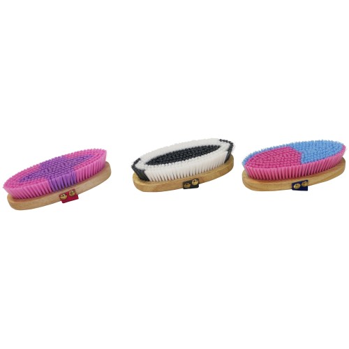 Huntington Multi-Colour Body Brush 12/Pack