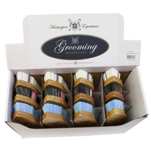 Huntington Multi-Colour Dandy Brush 12/Pack