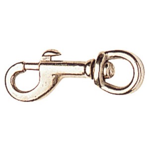 Nickel Plated Swivel Eye Snaphooks