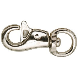 Easy Open Nickel Plated Bull Snaphook