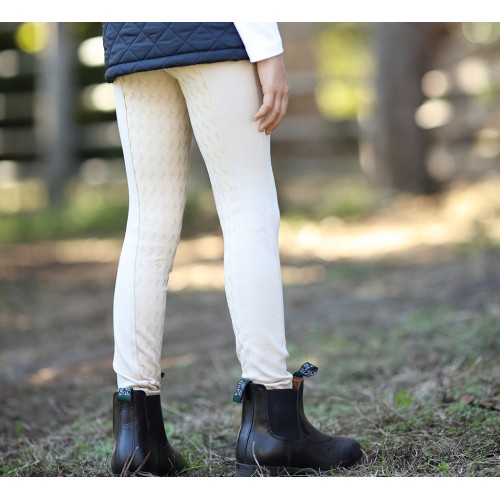 Huntington Girls Ruby Jodhpurs w/Gel - Beige