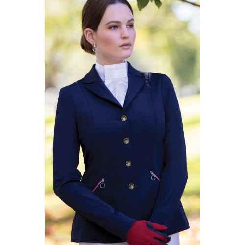 navy riding jacket