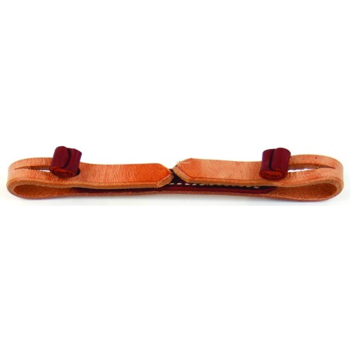 Professional's Choice AD Double Knot Bit Hobble Burgundy Latigo