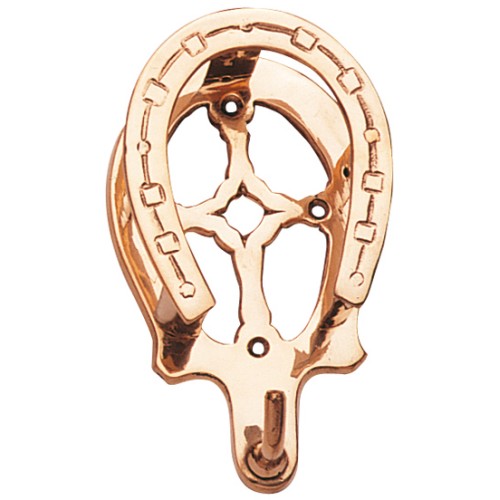 Brass Bridle Bracket w/Hook