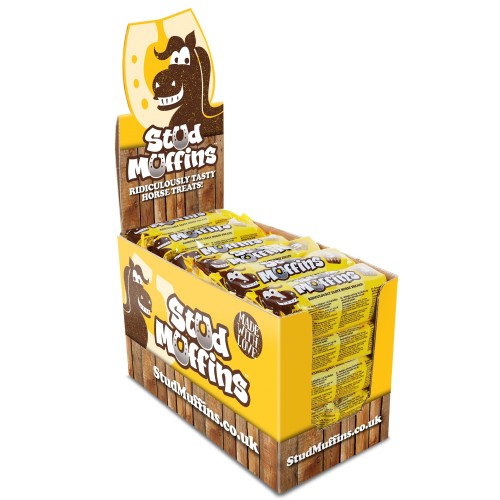 Stud Muffin Horse Treats - 3 pack Display Box/30