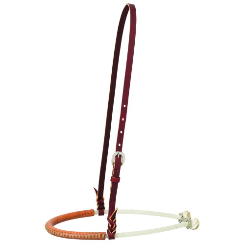 Weaver Leather Horizons Noseband – Cavezza In Pelle Resistente Alle Intemperie Con Cuore Sanguinante - 2