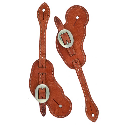 Weaver Buckaroo Spur Straps - Russet
