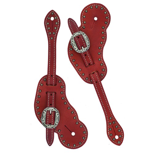 Weaver Buckaroo Spur Straps - Spotted Canyon Rose