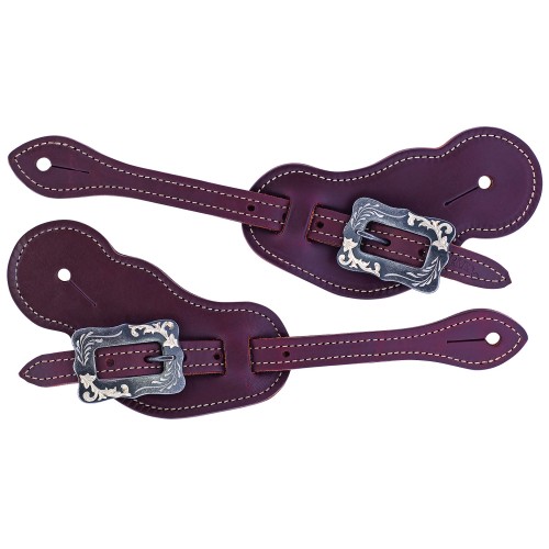 Weaver Buckaroo Spur Straps - Canyon Rose