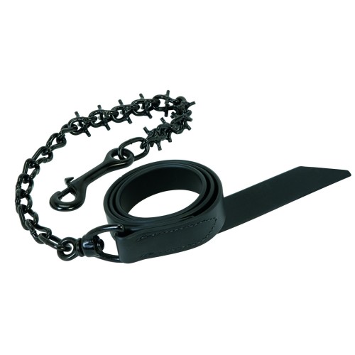 Weaver Brahma Webb Pronged Lead/Black Chain w/Black Lead